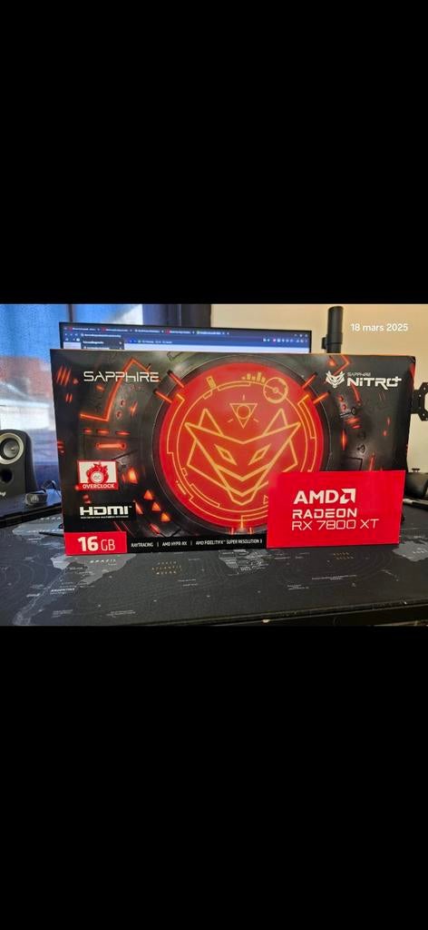 7800XT Sapphire NITRO+, GDDR6, AMD, PCI