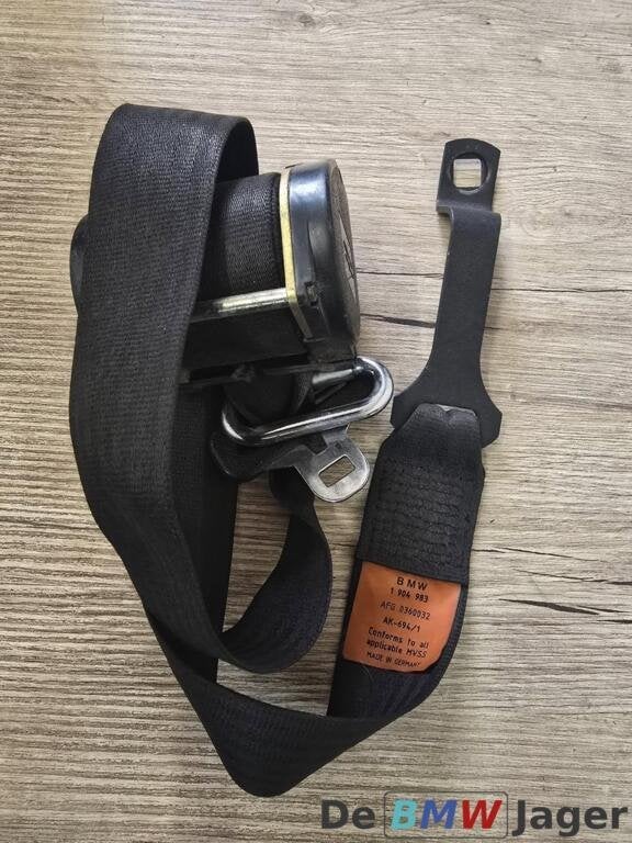 Veiligheidsgordel linksvoor zwart BMW 3-serie E30 1904983, Enlèvement ou Envoi, Utilisé, BMW, BMW