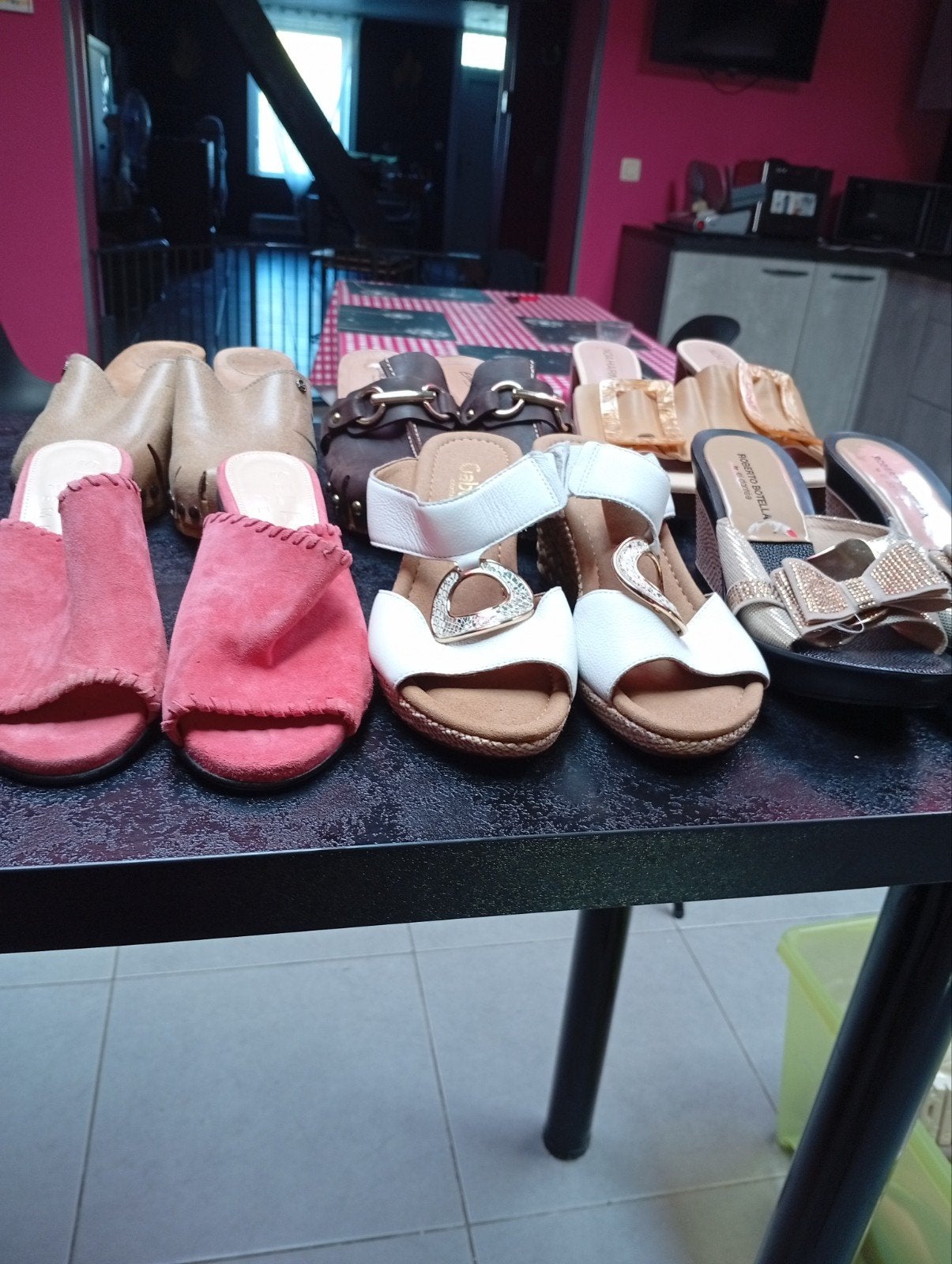 Diverses mules et sabots a talons, Vêtements | Femmes, Chaussures, Sabots, Brun, Enlèvement ou Envoi