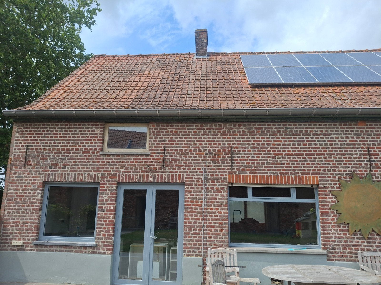 Zinken Dakgoot, Doe-het-zelf en Bouw, Dakpannen en Dakbedekking, Ophalen