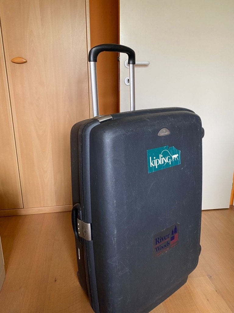 Koffers Samsonite, Gebruikt, Hard kunststof, 45 tot 55 cm, 70 cm of meer
