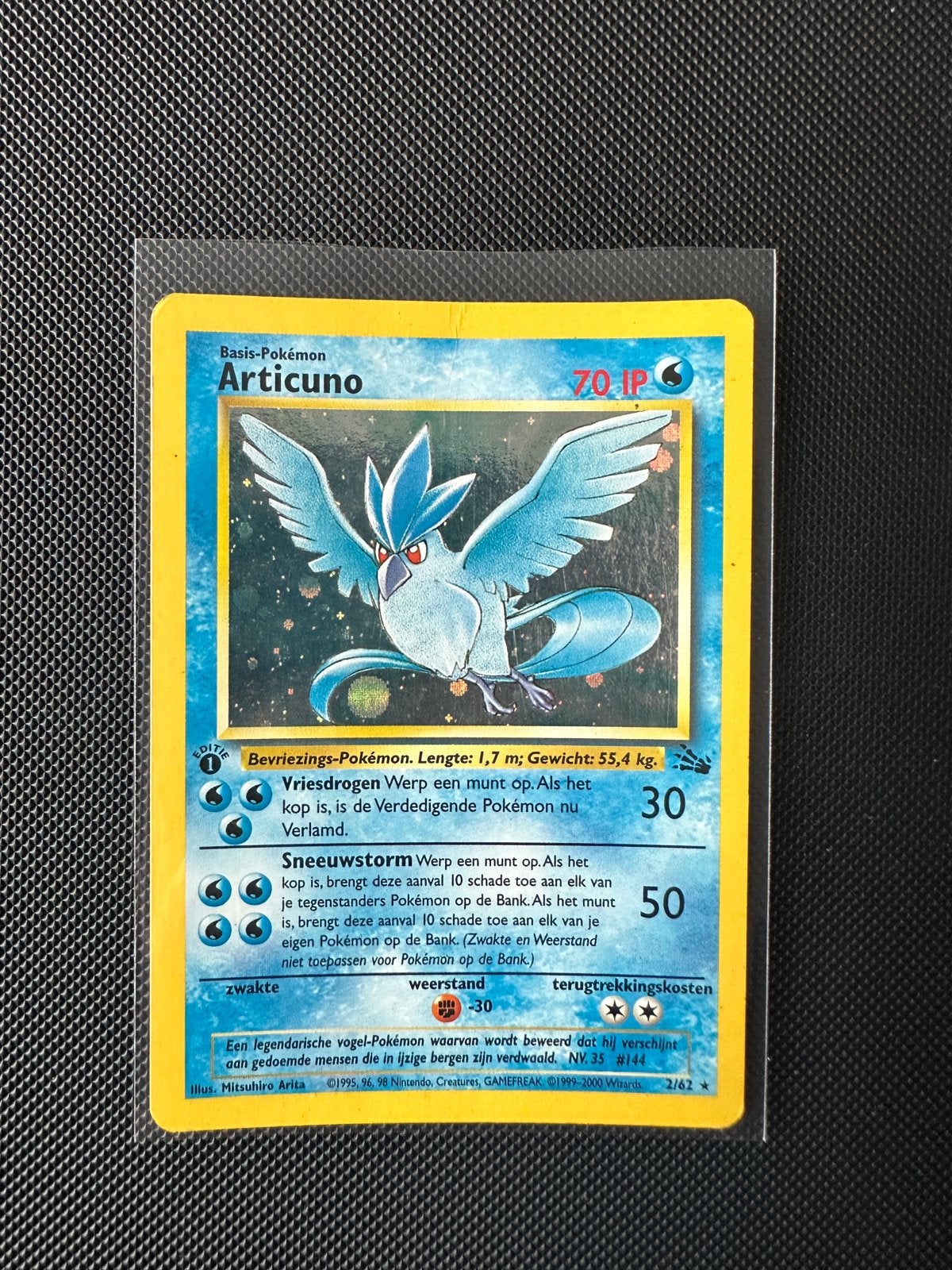 Articuno 1ère édition (1ère édition - Fossil), Enlèvement, Comme neuf