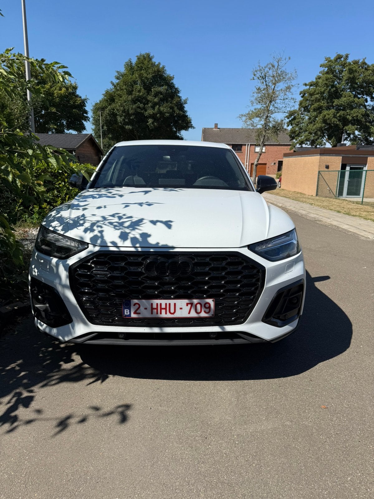 Audi Q5 S-line bouwjaar 2023 benzine, Autos, Audi, Particulier, Q5, Caméra 360°, 4x4, ABS, Caméra de recul, Phares directionnels