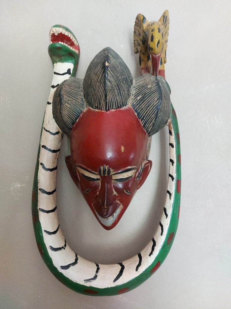 Zaouli dansmasker/Ivoorkust, Ophalen of Verzenden