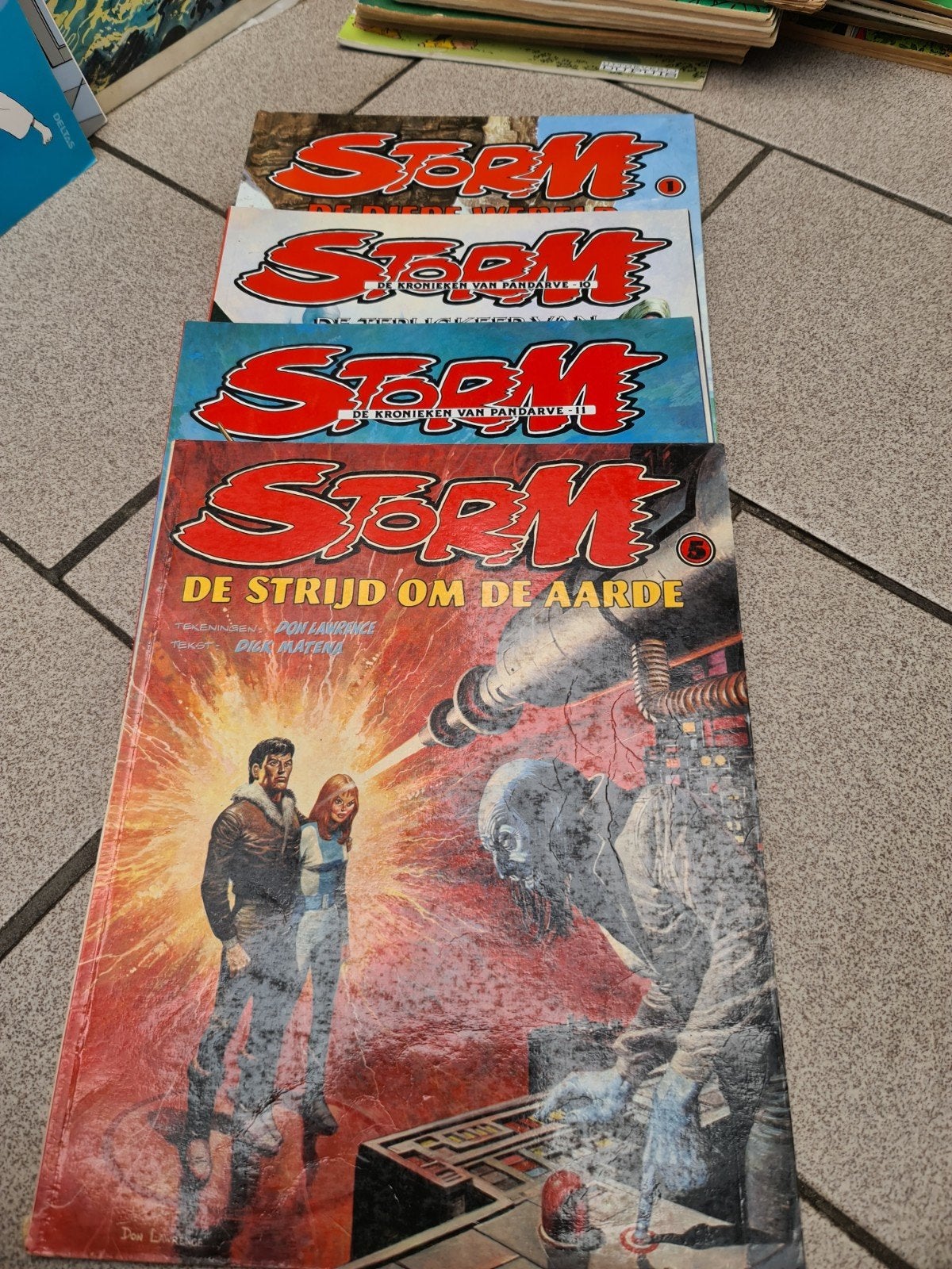 Storm, Ophalen