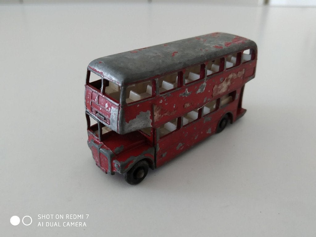 Matchbox series 5 Routemaster Bus (vers 1954-55)., Ophalen of Verzenden, Gebruikt, Bus of Vrachtwagen