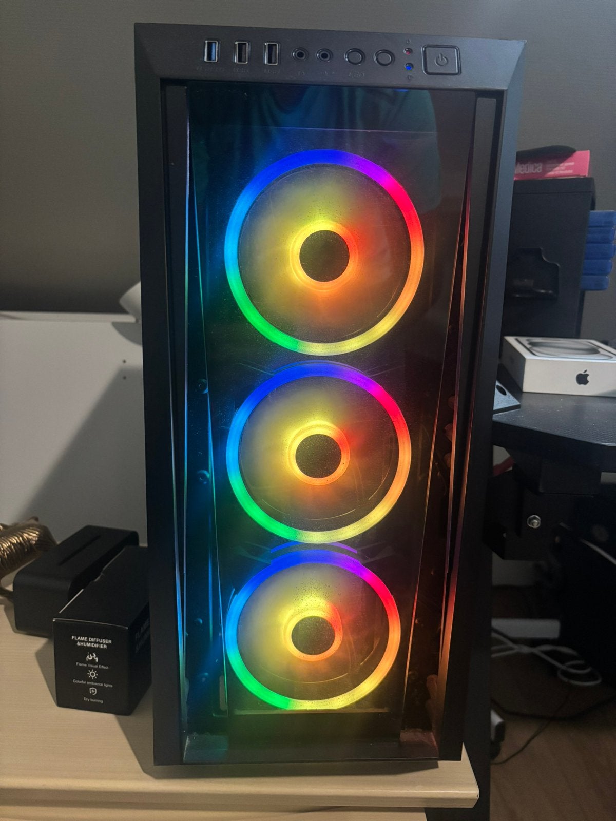 Gaming PC RTX 2060 Ryzen 5 2600 16GB RAM 1,5TB SSD/HDD, Informatique & Logiciels, Ordinateurs de bureau, Comme neuf, HDD, 16 GB