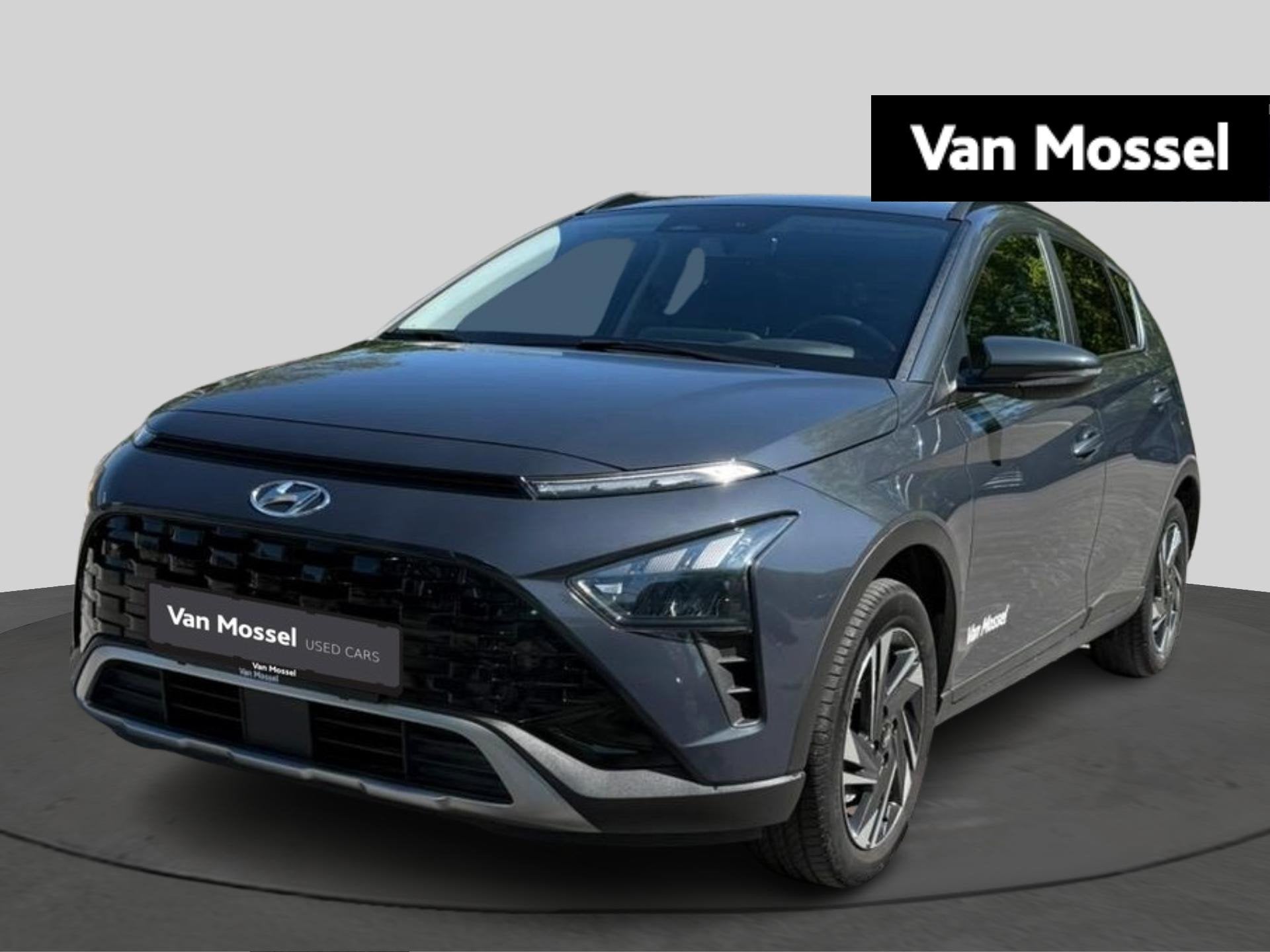 Hyundai Bayon 1.0 TGDi 100 6MT Twist, Auto's, Hyundai, Voorwielaandrijving, Stof, Gebruikt, Zwart