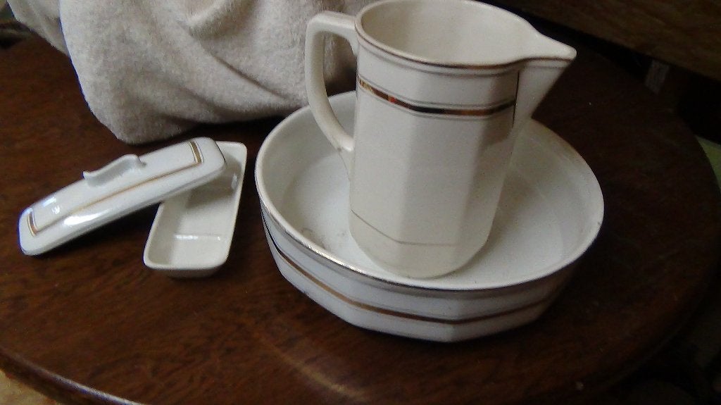antieke lampetset 4 delig, Ophalen