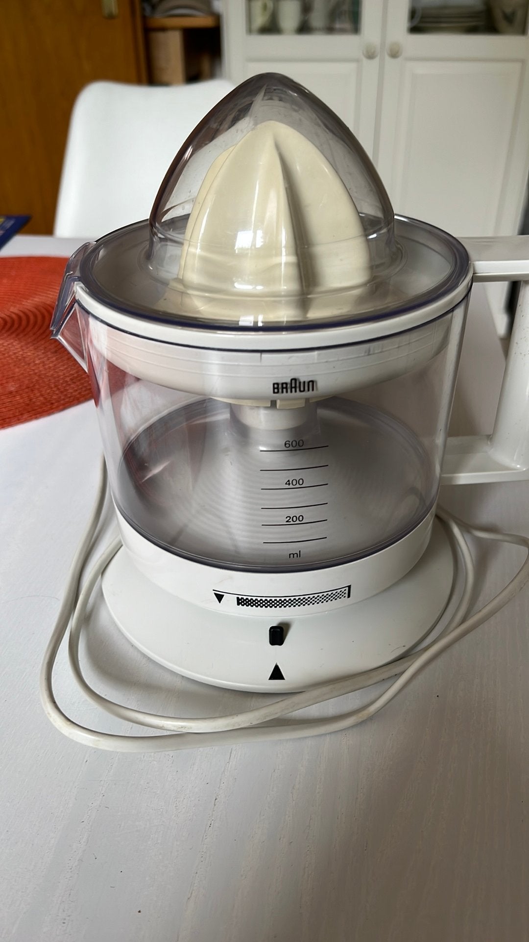 elektronische fruitpers (Braun), Ophalen, Zo goed als nieuw