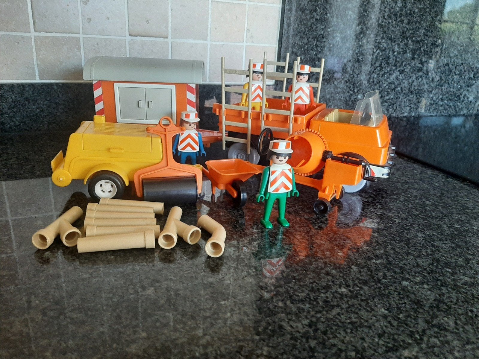 Chantier Playmobil vintage 3474 - véhicule (1984), Enlèvement ou Envoi