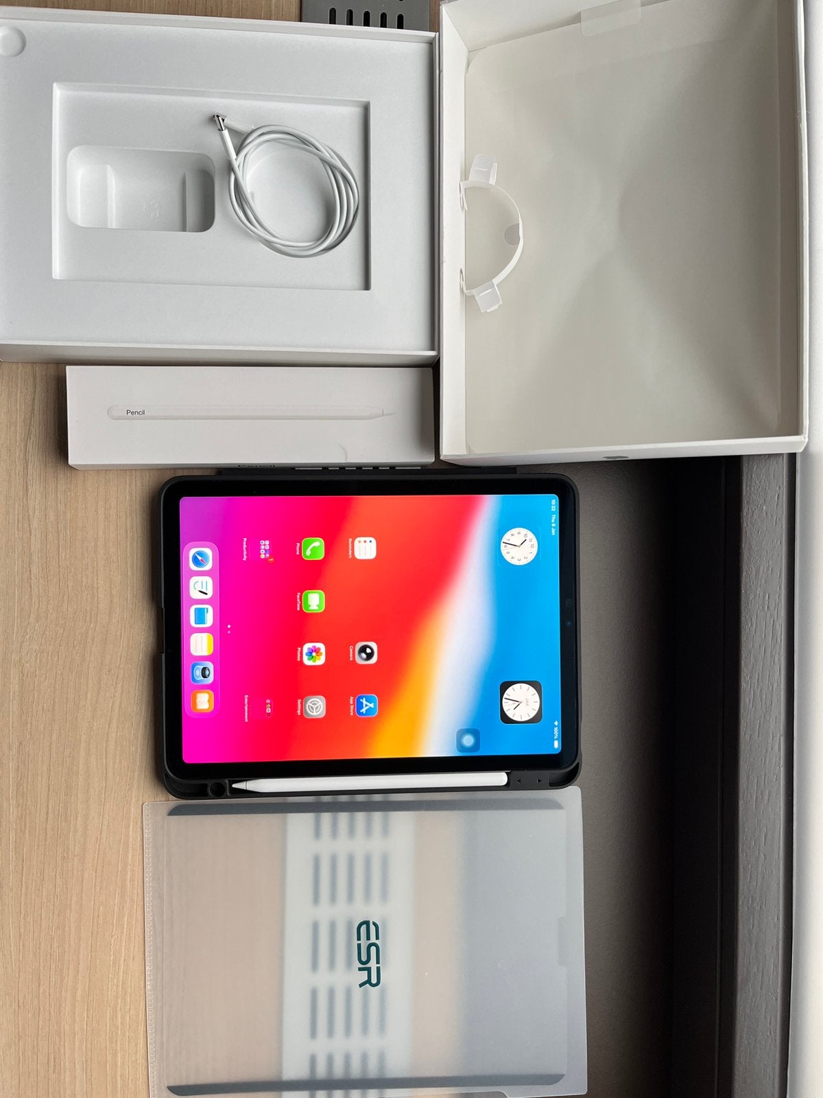 iPad Air M1 10,9” wifi + apple pencil 2nd gen, Computers en Software, Apple iPads, Ophalen of Verzenden, Zo goed als nieuw