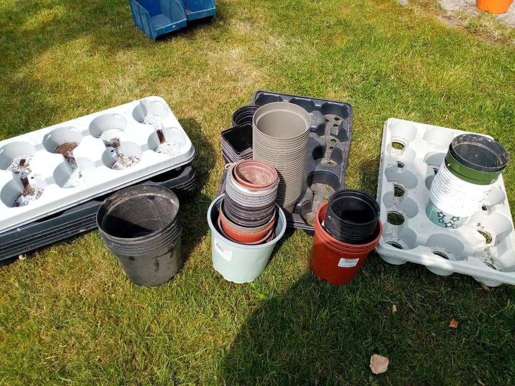 plastic bloempotjes en trays, Ophalen, Gebruikt, Overige typen
