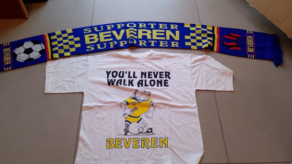 vintage t shirt  + sjaal beveren, Ophalen of Verzenden