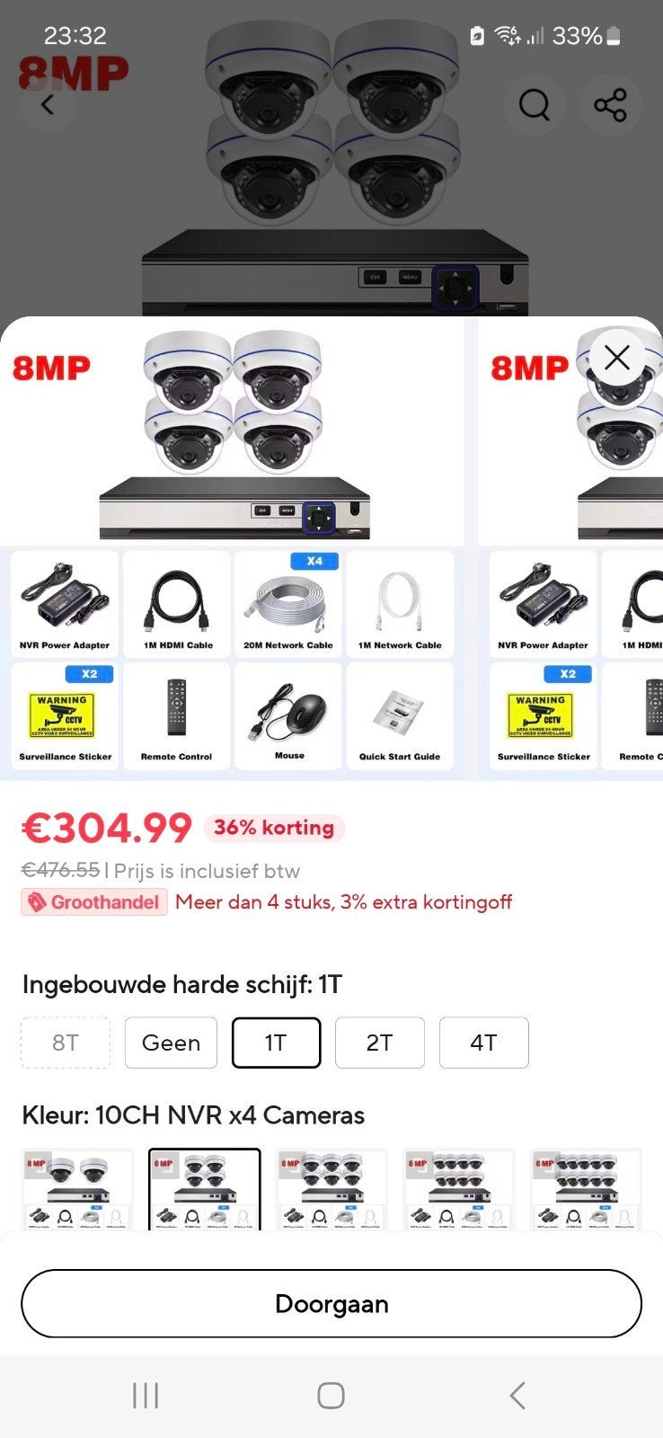 système de surveillance par caméra Nouveau dans la boîte, TV, Hi-fi & Vidéo, Appareils professionnels, Enlèvement ou Envoi