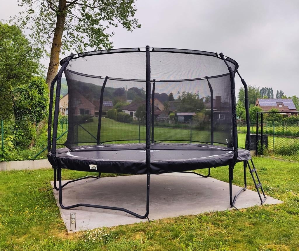 Trampoline Salta First Class 427cm, Ophalen, Zo goed als nieuw