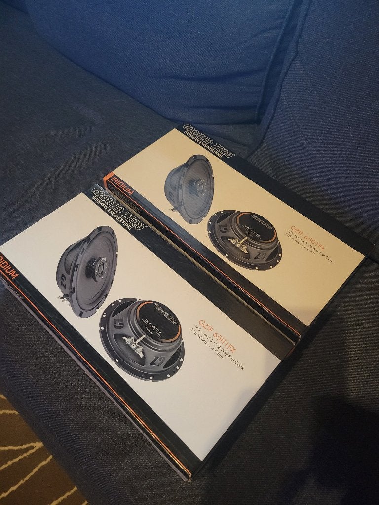 Ground zero speakers, Ophalen, Nieuw