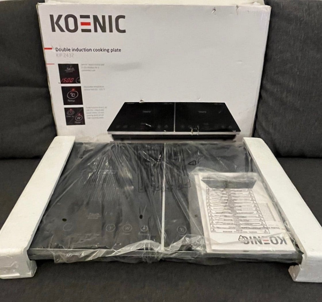 Kookplaat, Elektronische apparatuur, Ophalen, Nieuw, 3 kookzones of minder, Inductie