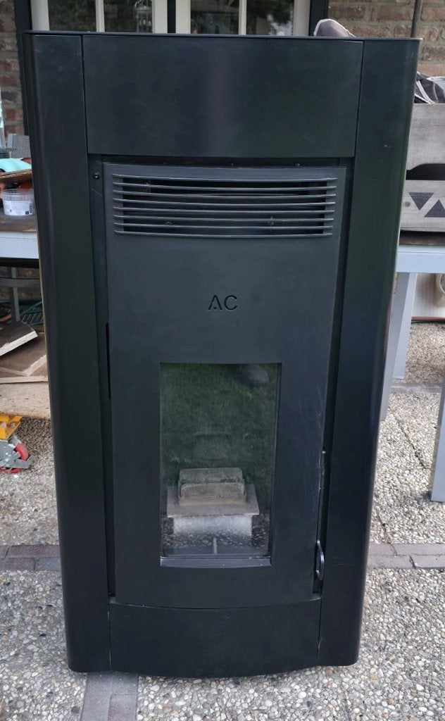 CV Pellet kachel Alfa 20 kW, Ophalen, Zo goed als nieuw, Overige brandstoffen, Pelletkachel