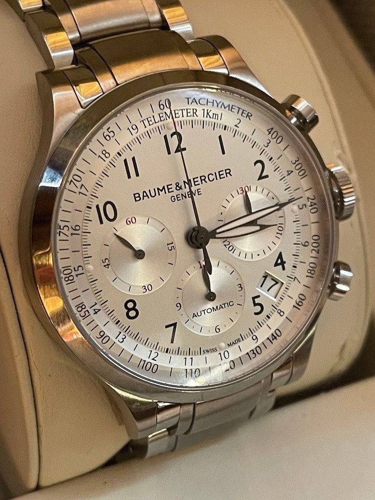 TOPPER Baume Mercier Capeland heren horloge 44mm automaat, Handtassen en Accessoires, Overige Accessoires, Ophalen of Verzenden