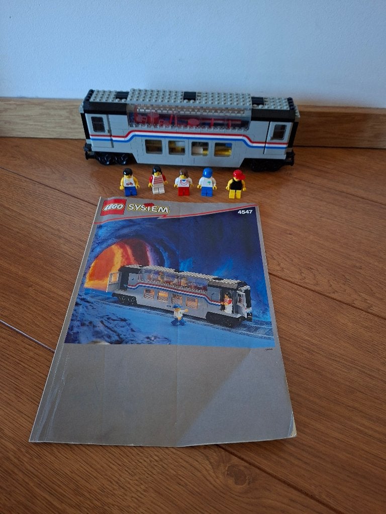 Lego 4547 9V metroliner clubcar, Lego, Ensemble complet, Utilisé, Enlèvement ou Envoi