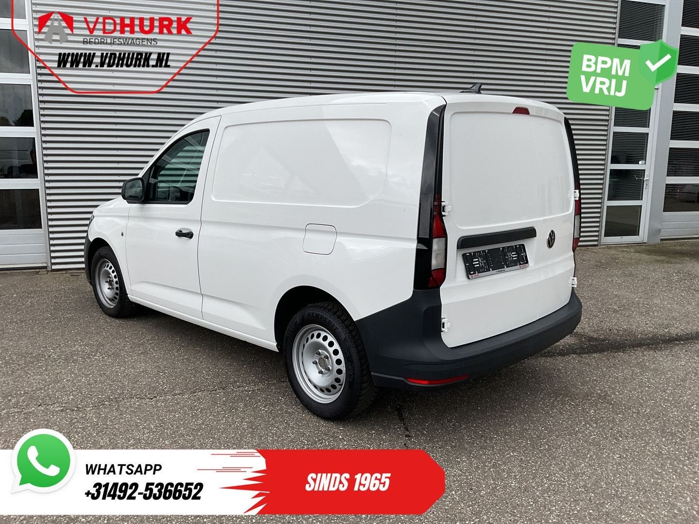 Volkswagen Caddy Cargo 2.0 TDI 100 pk Omvormer/ Sortimo/ Cru, Electronic Stability Program (ESP), Wit, Bedrijf, Te koop
