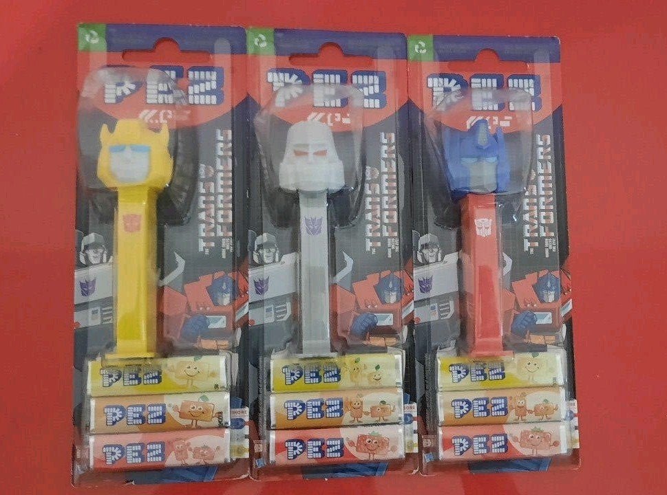 distributeur de bonbons Transformer Pez, lot de 3, collectio, Enlèvement