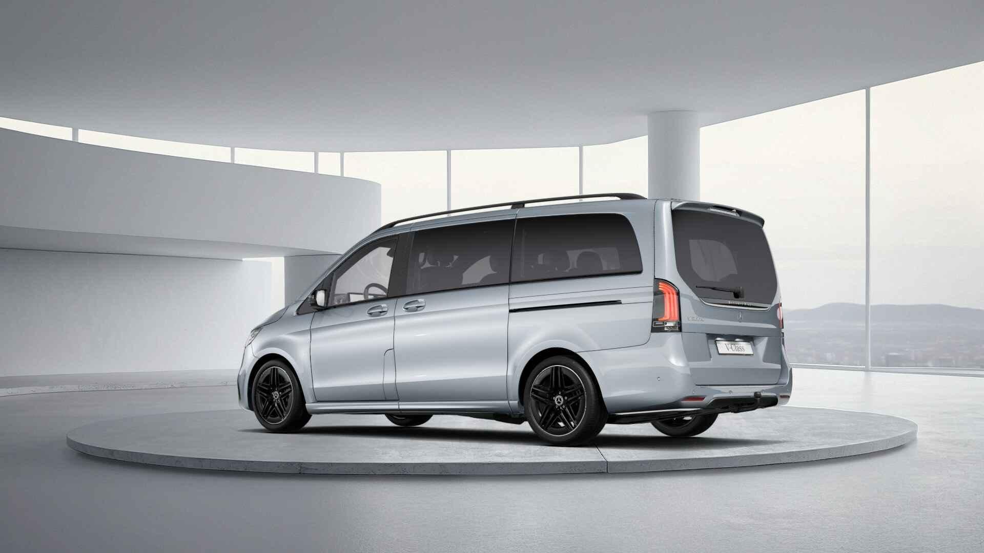 Mercedes-Benz V-klasse 300 d L2 9G-TRONIC Avantgarde, Auto's, Gebruikt, Zwart, 2000 kg, 237 pk