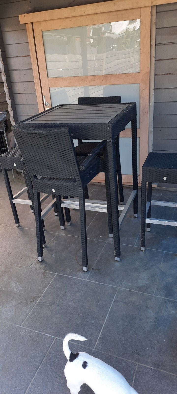 Loungeset, Tuin en Terras, Tuinsets en Loungesets, Ophalen, 4 zitplaatsen, Kunststof, Bijzettafel