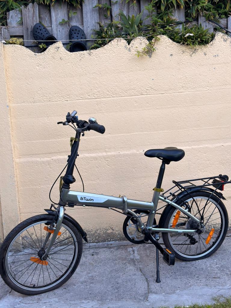 Btwin plooifiets goede staat, Fietsen en Brommers, Heren, Versnellingen, Zo goed als nieuw, Totaal opvouwbaar