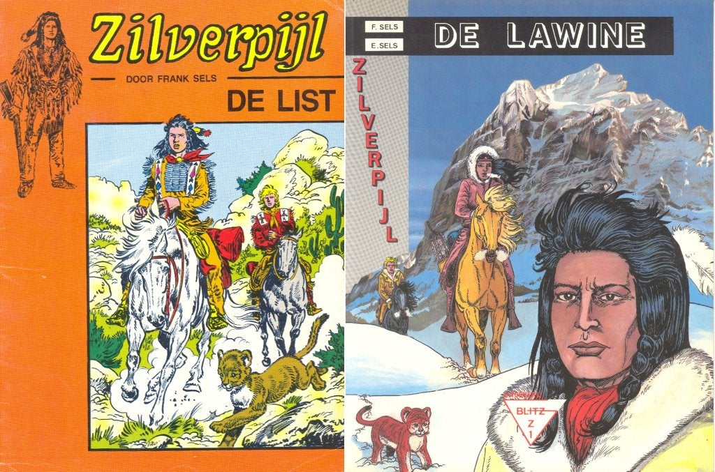 2 strips van Zilverpijl - De list - De lawine., Boeken, Meerdere stripboeken, Ophalen of Verzenden, Gelezen, Erwin Sels