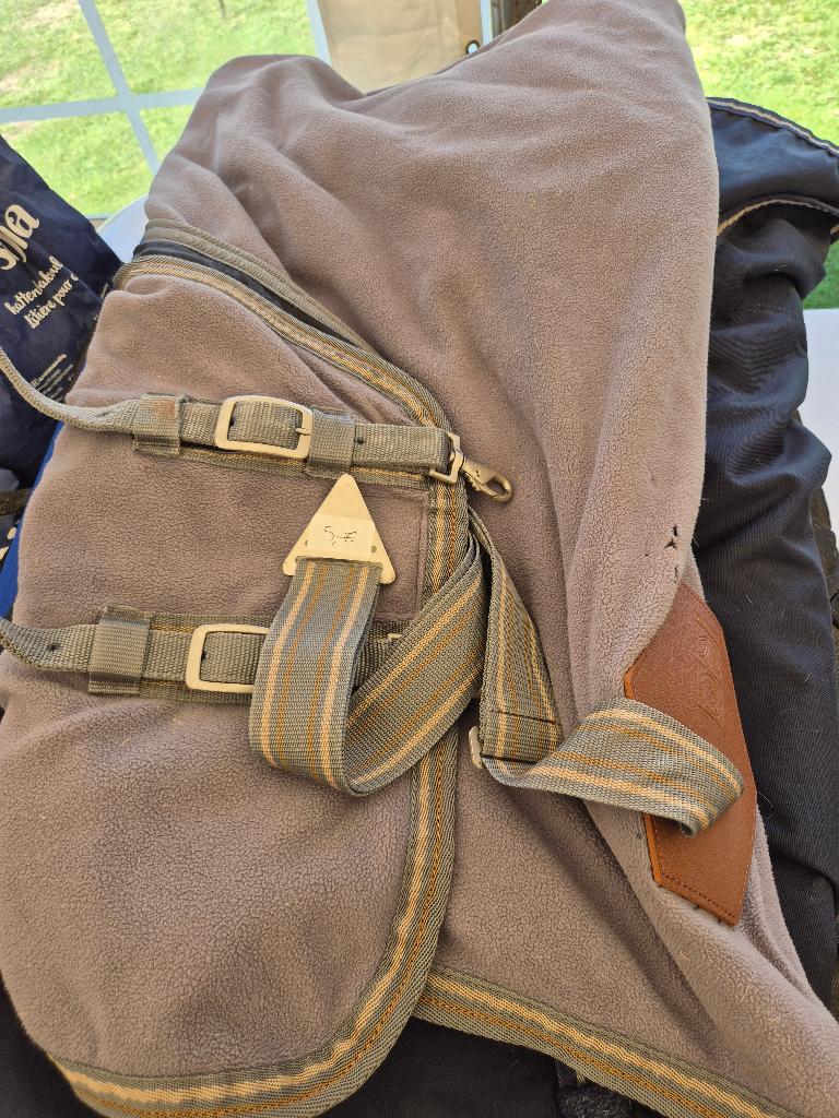 Paardendeken Geel Brussel Putte, Gebruikt, Overige merken, Beige, Fleece