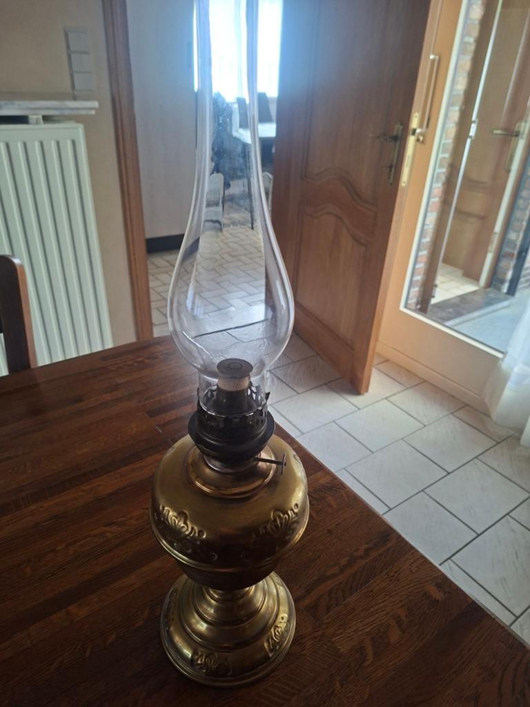 Olie lamp geel koper, Enlèvement