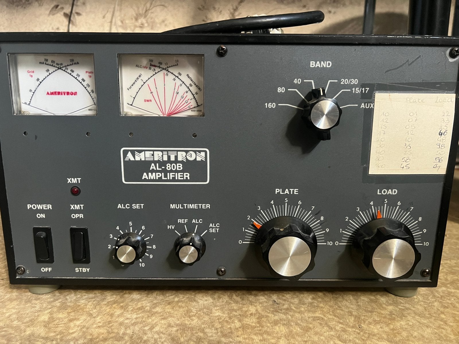 HF lineaire 1kw Ameritron Al-80B, Telecommunicatie, Zenders en Ontvangers, Ophalen, Gebruikt, Zender en Ontvanger