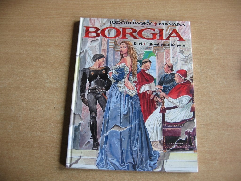 Borgia 1 : Bloed voor de paus - Hardcover - 1e druk 2005., Boeken, Manara, Eén stripboek, Ophalen of Verzenden, Zo goed als nieuw
