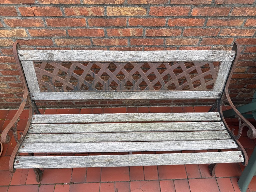 Buitenbank, Jardin & Terrasse, Enlèvement, Utilisé, Bois