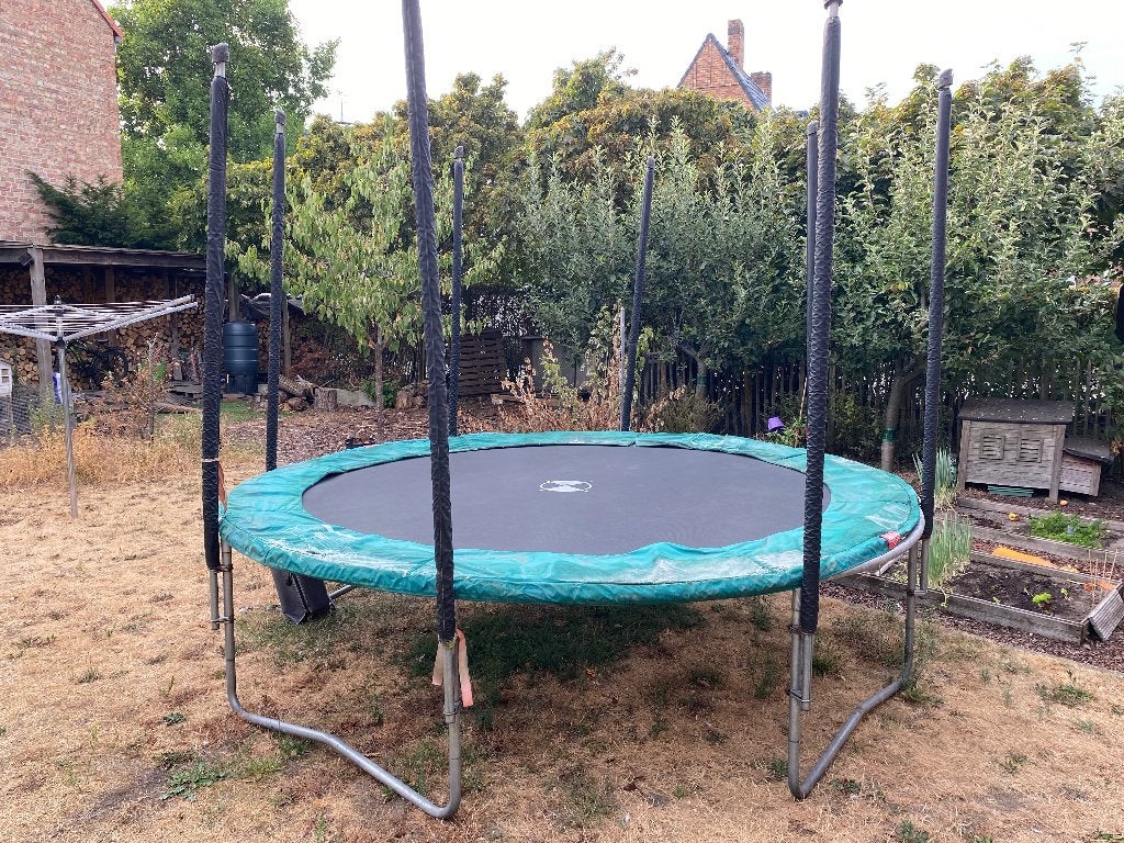 BERG Favorit trampoline 330 (11ft) - zonder net, Ophalen, Gebruikt