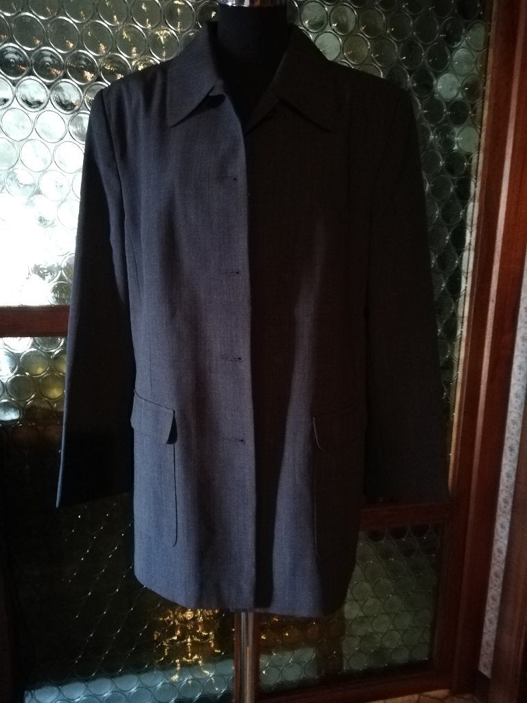 grijze tussenjas, Kleding | Dames, Jassen | Winter, ANDERE, Maat 42/44 (L), Nieuw, Ophalen of Verzenden