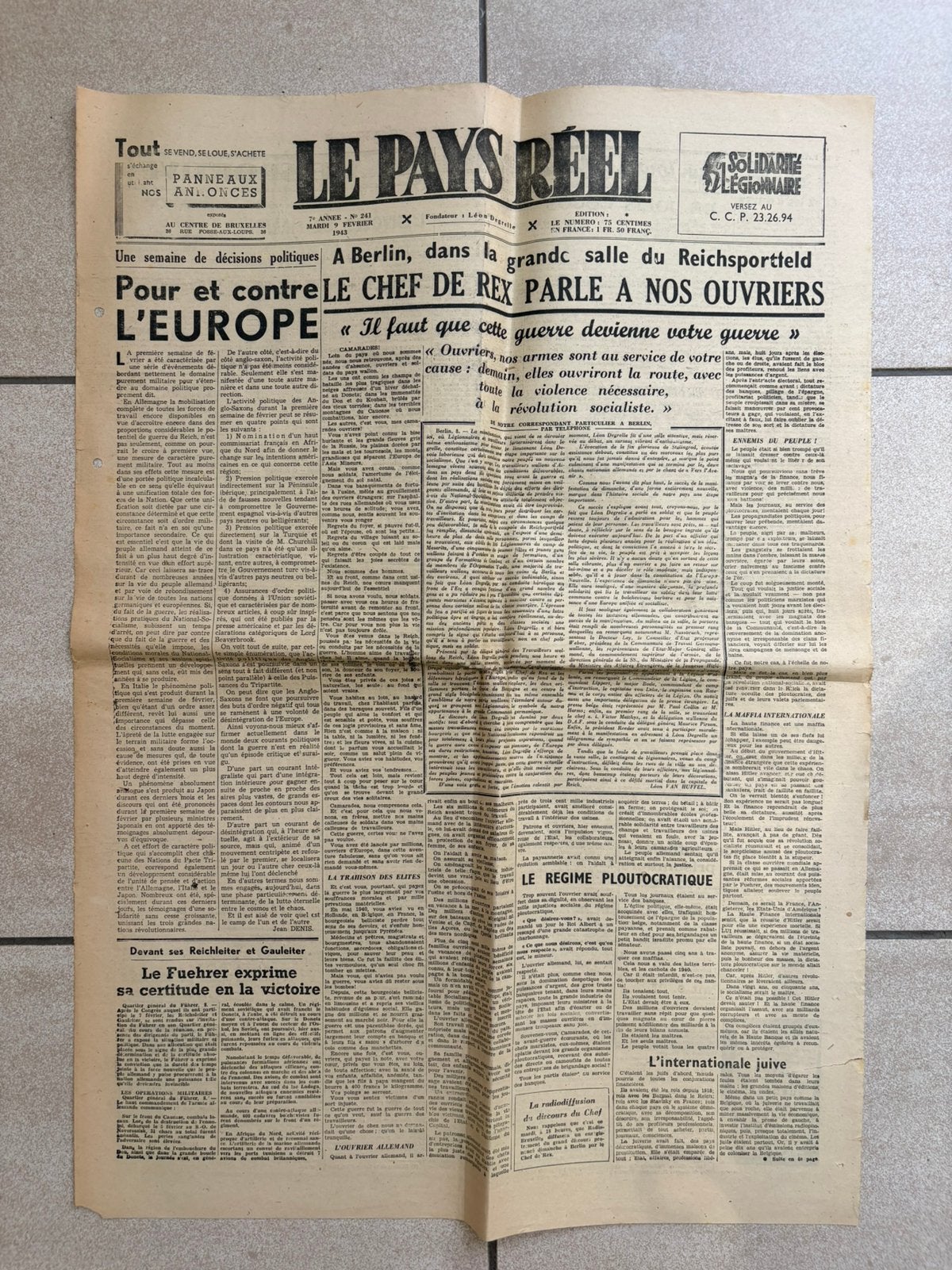 REX WW2, Collections, Enlèvement ou Envoi
