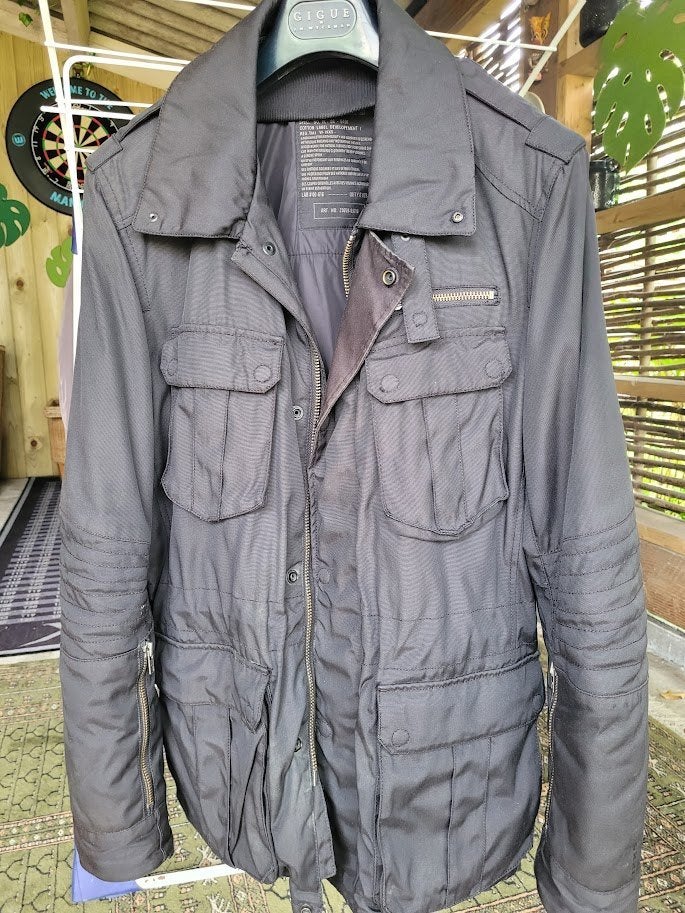 Veste parka IKKS, Gris, Enlèvement ou Envoi, Ikks, Taille 52/54 (L)