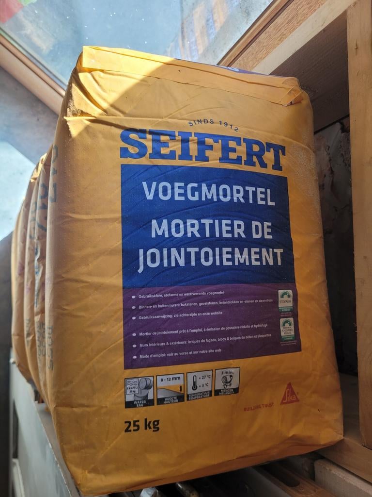 SEIFERT VOEGMORTEL, Ophalen