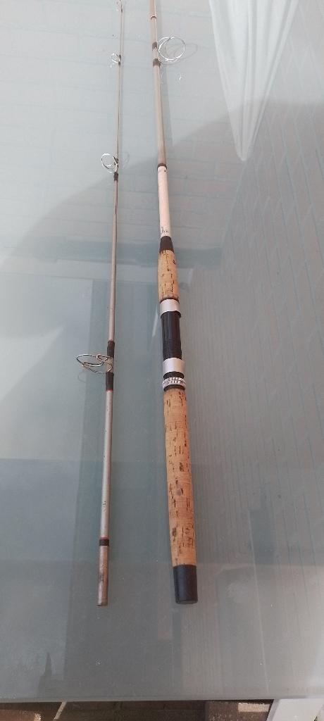 vintage volglas werphengeltje arca, Watersport en Boten, Ophalen, Gebruikt, Werphengel