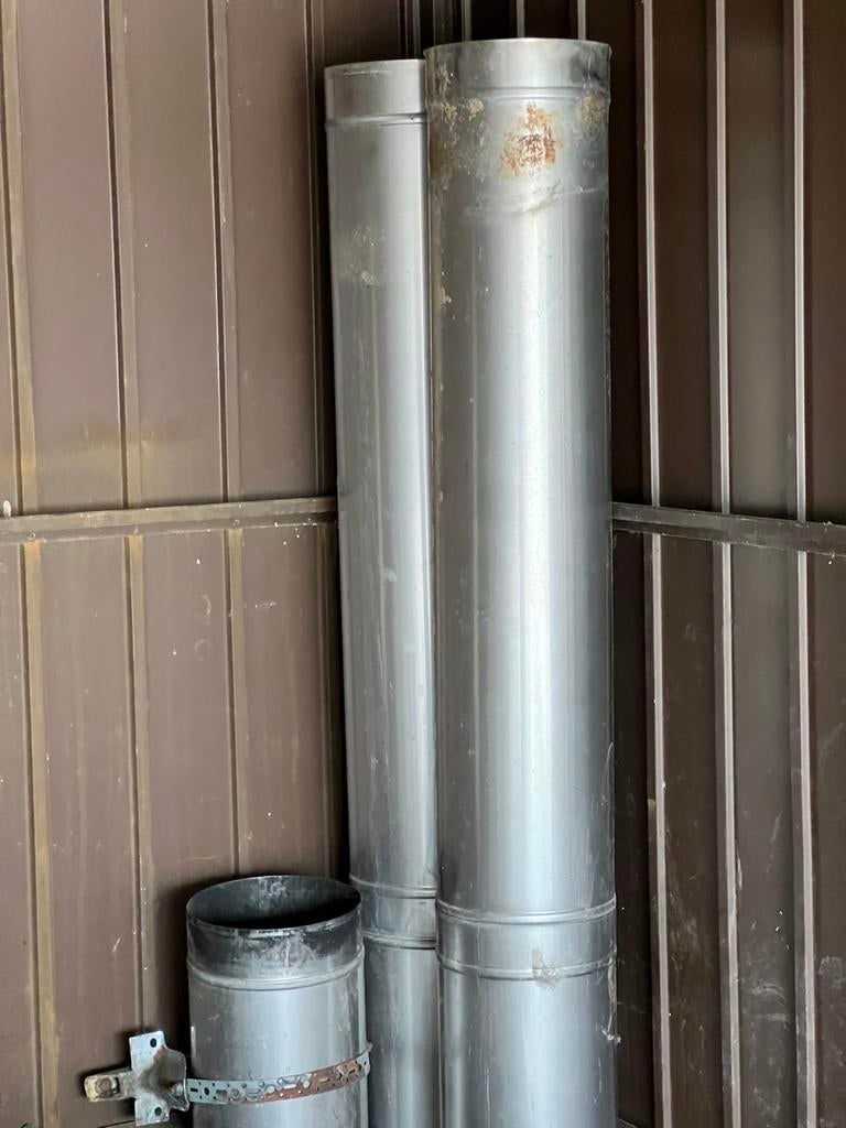 Originele Kachel buis met ventilator, Ophalen, Zo goed als nieuw, Ventilator