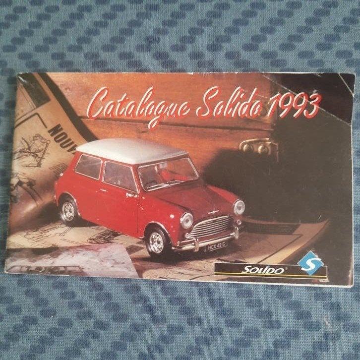 SOLIDO FRANCE 1:43*MINI-CATALOGUS 1993* VINTAGE * TOP *, Boeken, Catalogussen en Folders, Ophalen, Zo goed als nieuw, SOLIDO, Catalogus