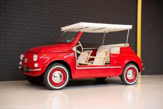 Fiat 500 Jolly, Auto's, Fiat, Particulier, Benzine, Cabriolet, 2 deurs, Handgeschakeld, Rood