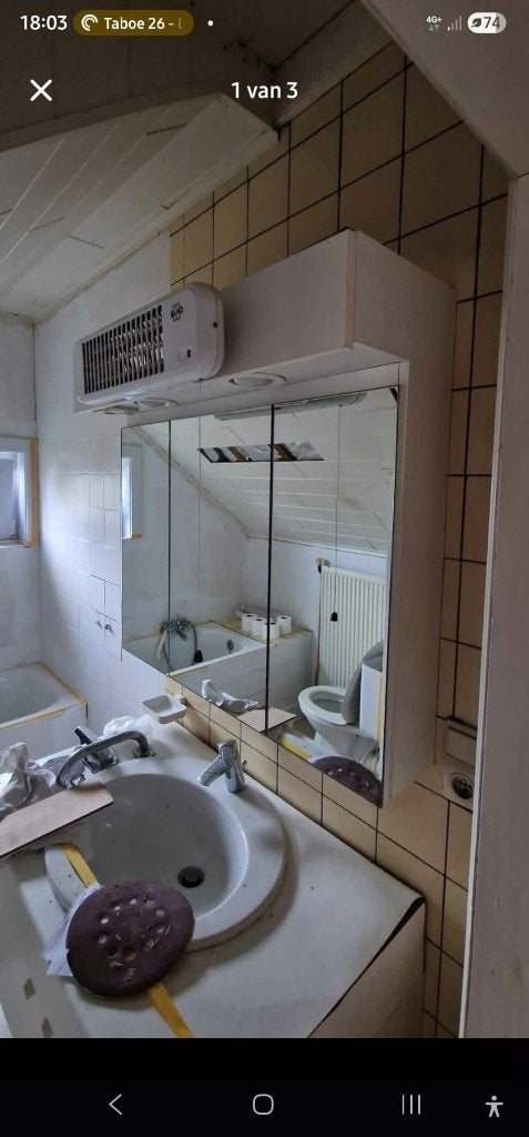 Spiegelkastje badkamer, Ophalen, Gebruikt, Spiegelkast