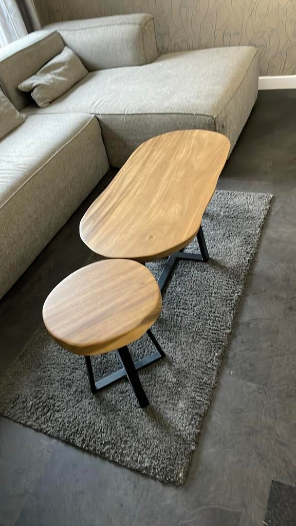 Set salontafels, Huis en Inrichting, Tafels | Salontafels, Ophalen, Zo goed als nieuw