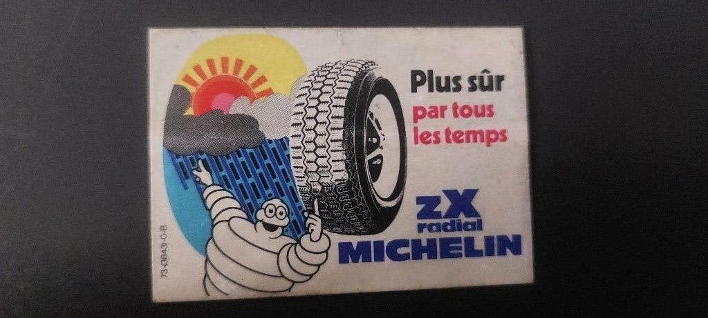 Sticker autocollant Michelin ZX radial vintage, Collections, Autocollants, Envoi, Utilisé
