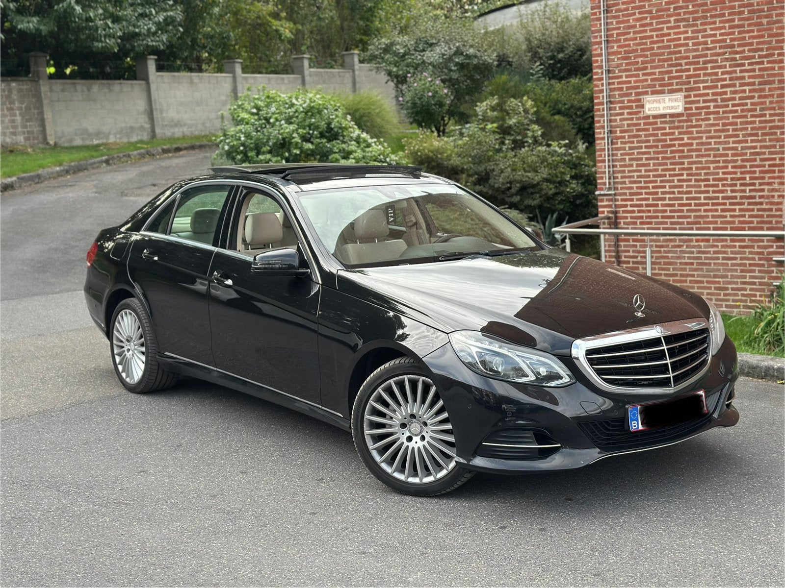 Mercedes-benz e 200d euro 6B panoramique/ automatique, Autos, Cuir, Achat, Euro 6, Beige