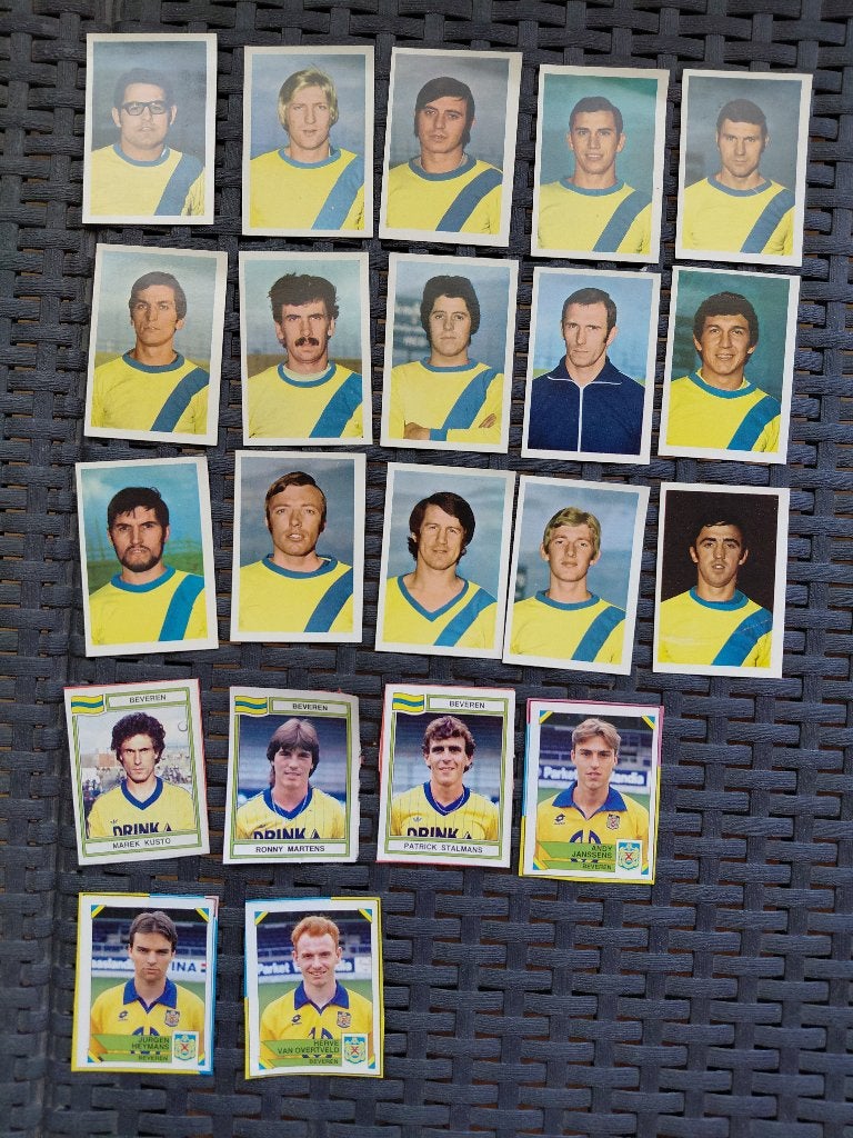 Panini lot SK BEVEREN, Enlèvement ou Envoi, Utilisé, Affiche, Image ou Autocollant